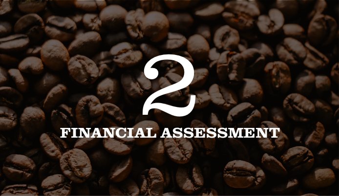 Coffee Beans Close Up | Step 2 Financial Assessment | Hard Bean