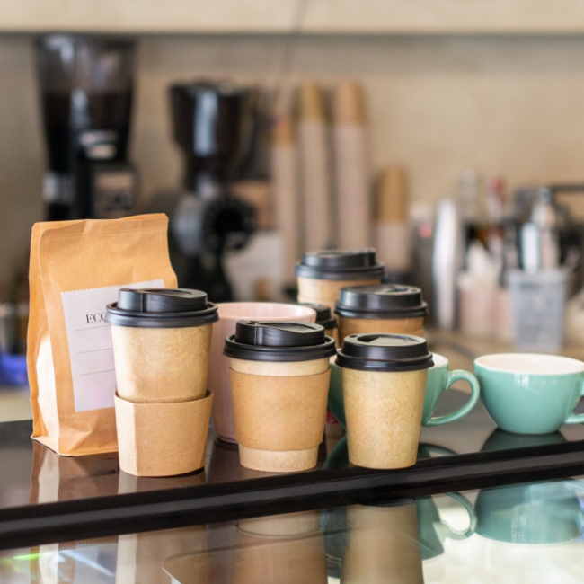 coffee shop filled with busy customers | hard bean